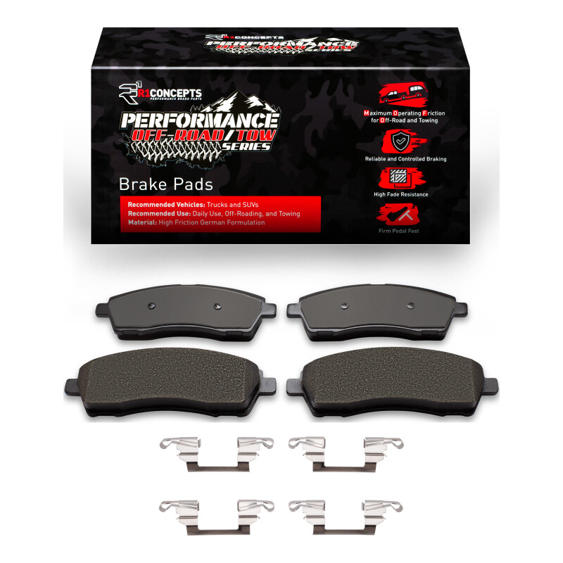 Ford F-250 Super Duty Brake Pads - Rear - R1 Concepts - Off-Road/Tow - `99-`05 Ford F-250 Super Duty Brake Pads - Rear - R1 Concepts - Off-Road/Tow - `99-`05